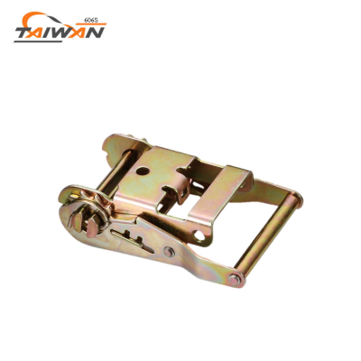 yellow zinc ladder ratchet lashing buckle strap