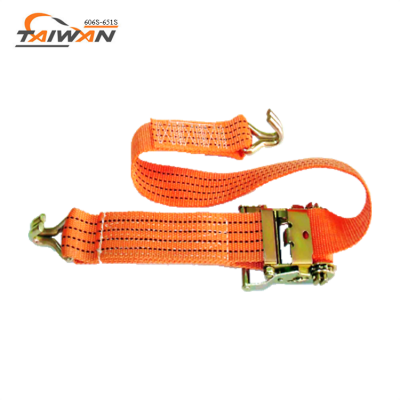 cargo hanging double J hooks and ratchet tie down