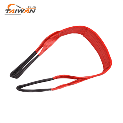 weight strap lifting flat polyester webbing belt type sling