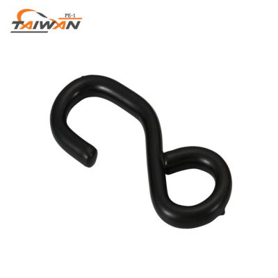 Carbon Steel cord buckle PE heavy duty S hook